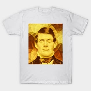 Phineas Gage Golden Portrait | Phineas Gage Artwork 9 T-Shirt